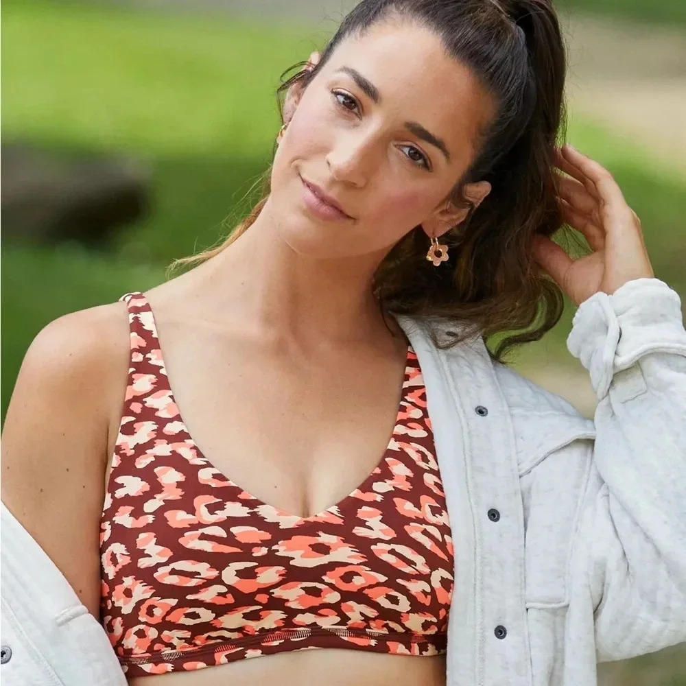 American Eagle OFFLINE By Aerie Goals Plunge Sports Bra Size XS In Maplewood NWT
